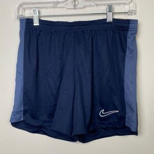 NWT Nike Dri-Fit Women's Navy Blue Soccer Shorts S
